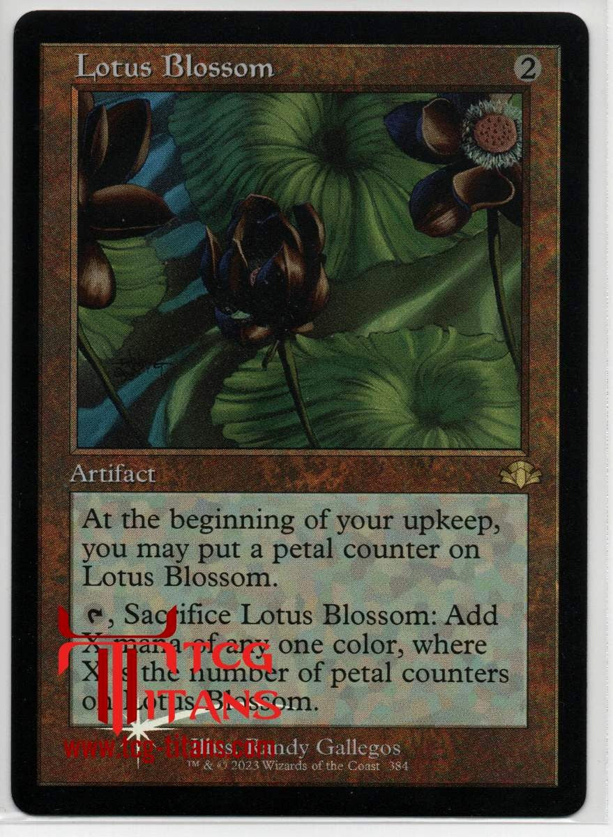 2023 English Lotus Blossom Dominaria Remastered Raw Card