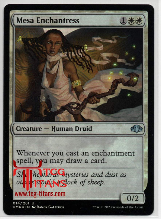 2023 English Mesa Enchantress Dominaria Remastered  Raw Card