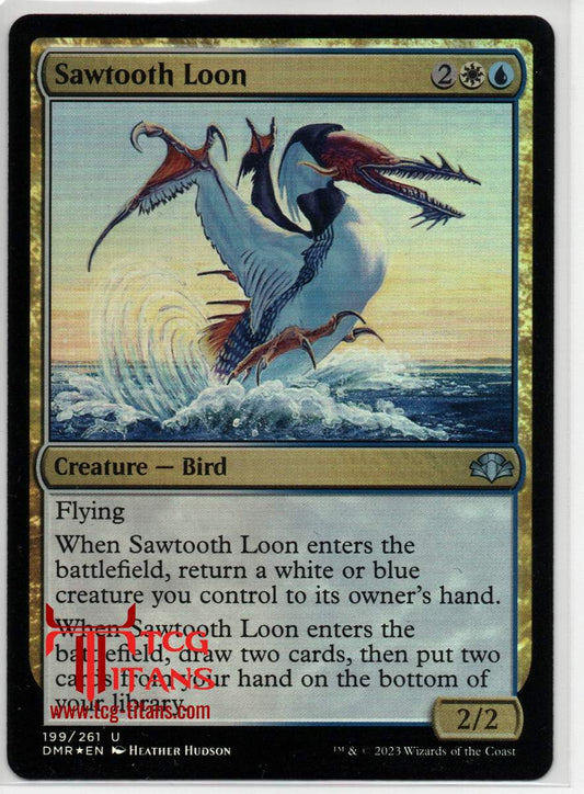 2023 English Sawtooth Loon Dominaria Remastered  Raw Card
