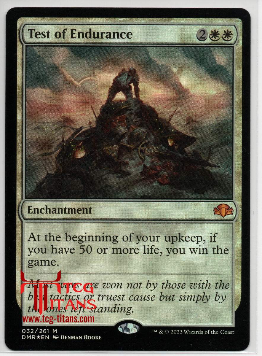 2023 English Test Of Endurance Dominaria Remastered Raw Card