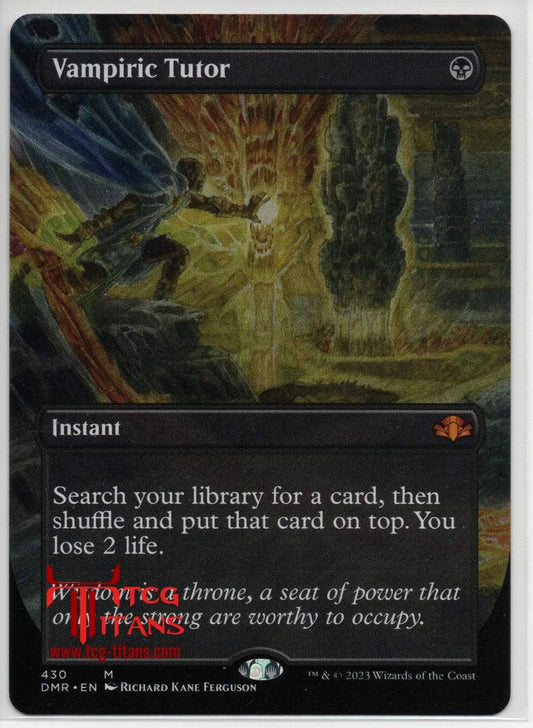 2023 English Vampiric Tutor Dominaria Remastered Raw Card