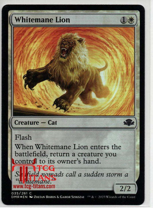 2023 English Whitemane Lion Dominaria Remastered Raw Card