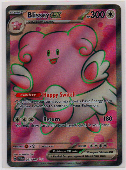 2024 EN Blissey ex Twilight Masquerade RAW