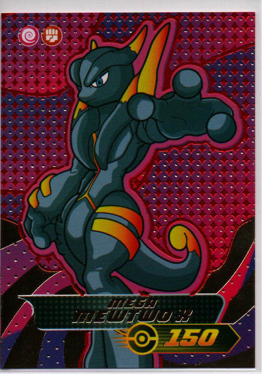 2024 EN Dark Mega MewTwo  Blue Pokedex Card Vol3 Flash Edition Limited Edition RAW