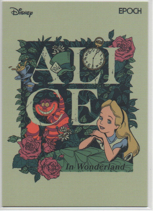 2024 English Alice In Wonderland Disney Epoch RAW
