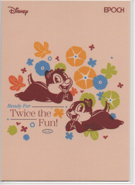 2024 English Chip 'N Dale, Twice the Fun Disney Epoch RAW
