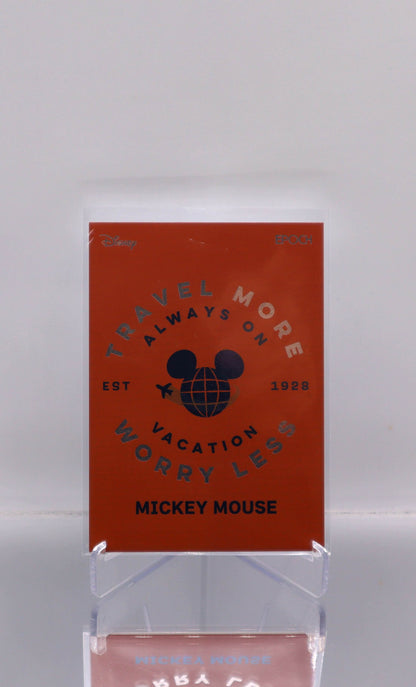 2024 English Mickey Mouse, World Traveler (No 007/120) Disney Epoch RAW