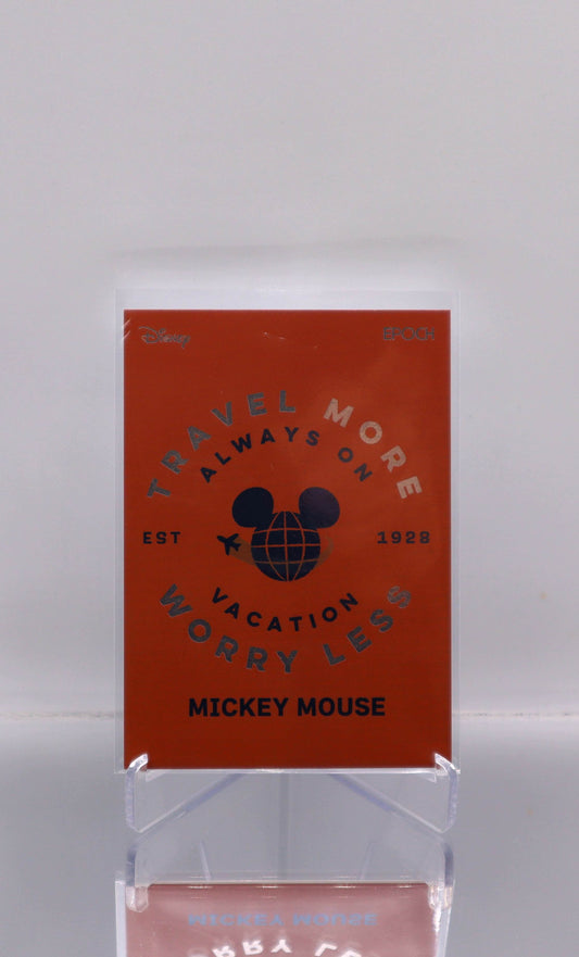 2024 English Mickey Mouse, World Traveler (No 007/120) Disney Epoch RAW