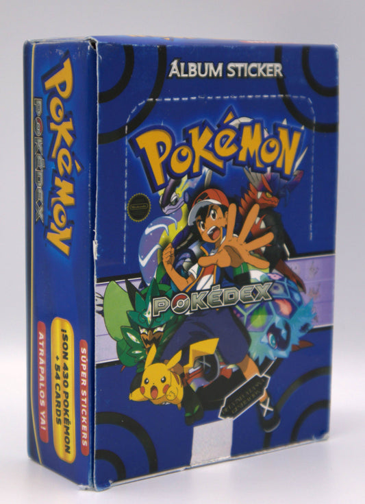 2024 ES Peru Sticker Booster Box Sealed Flash Edition Blue Pokedex