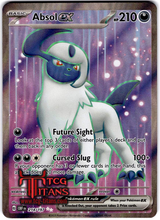 2023 EN Absol ex Scarlet & Violet - Obsidian Flames RAW