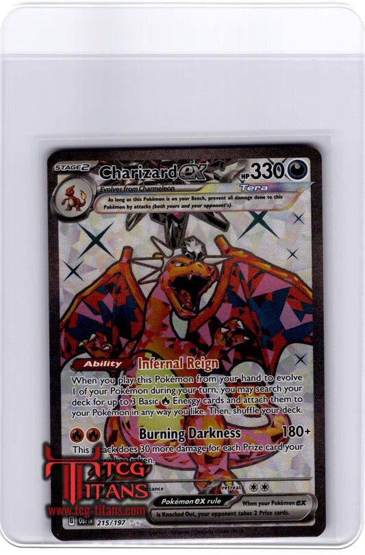 2023 EN Charizard ex Scarlet & Violet - Obsidian Flames RAW