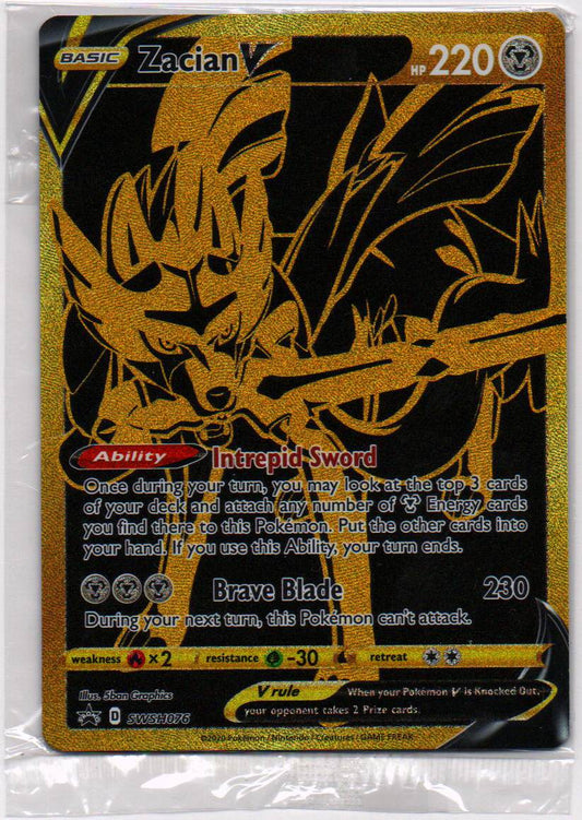 2021 EN Zacian V Black Star Promo RAW
