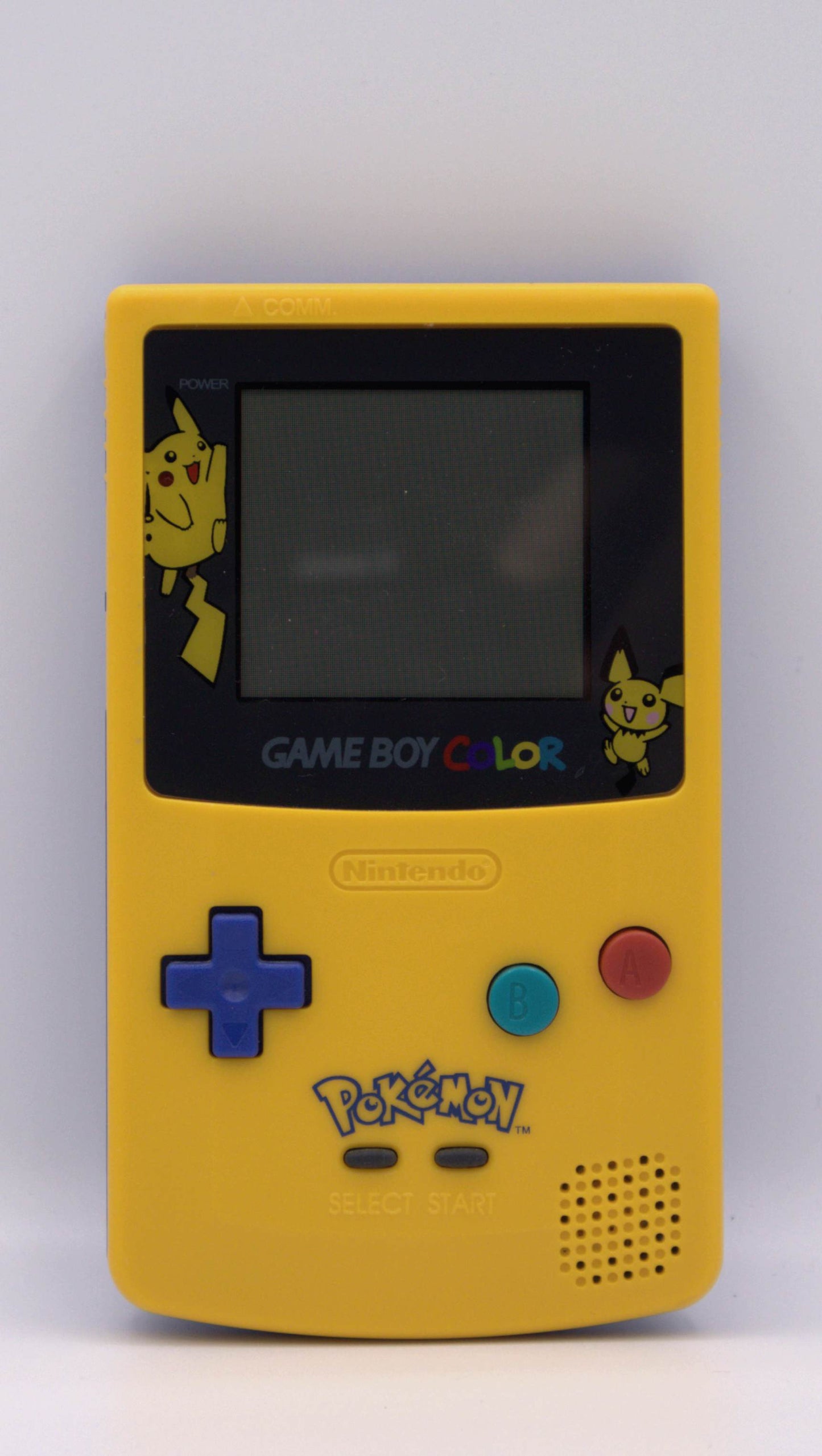 1998 EN Nintendo Game Boy Color Pokemon Pikachu Pichu Special Edition Rare – Working