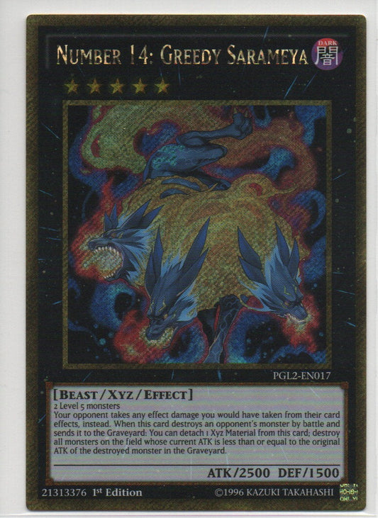 2015 EN Number 14: Greedy Sarameya Premium Gold: Return Of The Bling RAW