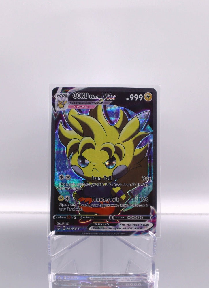 2024 EN Goku Ultra instinct Pikachu Vcos Pokemon Pikachu Cosplay RAW