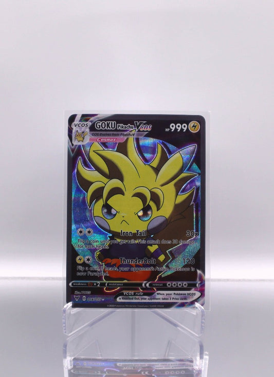 2024 EN Goku Ultra instinct Pikachu Vcos Pokemon Pikachu Cosplay RAW