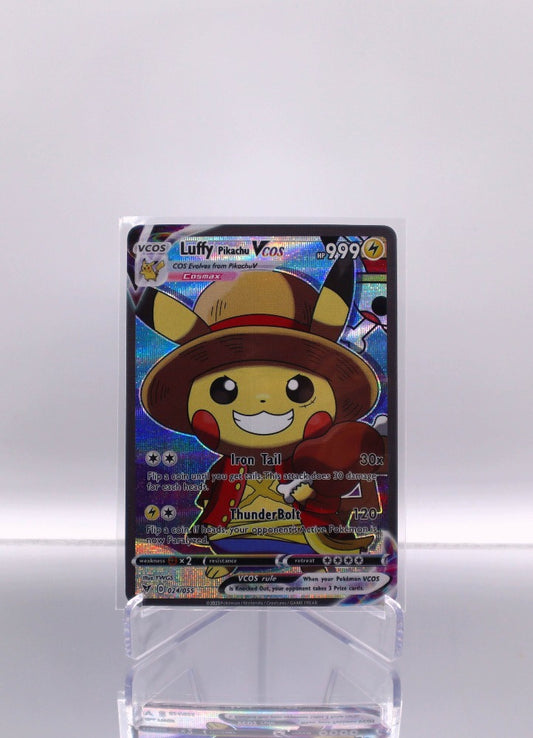 2024 EN Luffy Pikachu Vcos Pokemon Pikachu Cosplay RAW