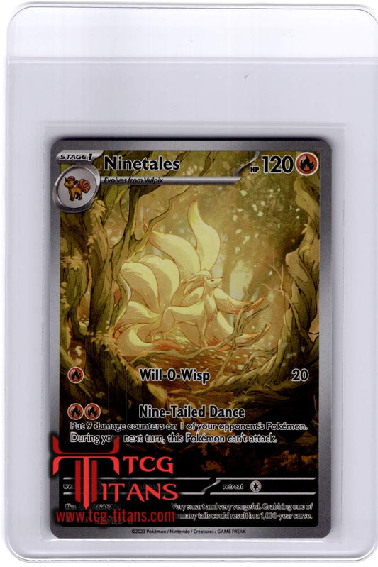 2023 EN Ninetales Scarlet & Violet - Obsidian Flames RAW