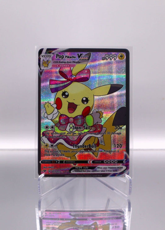 2024 EN POP Pikachu Vcos Pokemon Pikachu Cosplay RAW