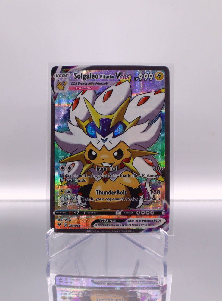 2024 EN Solgaleo Pikachu Vcos Pokemon Pikachu Cosplay RAW