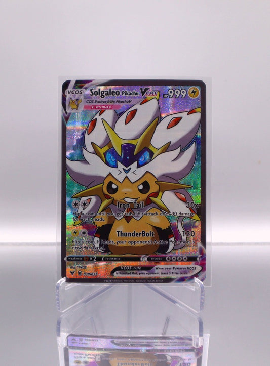 2024 EN Solgaleo Pikachu Vcos Pokemon Pikachu Cosplay RAW