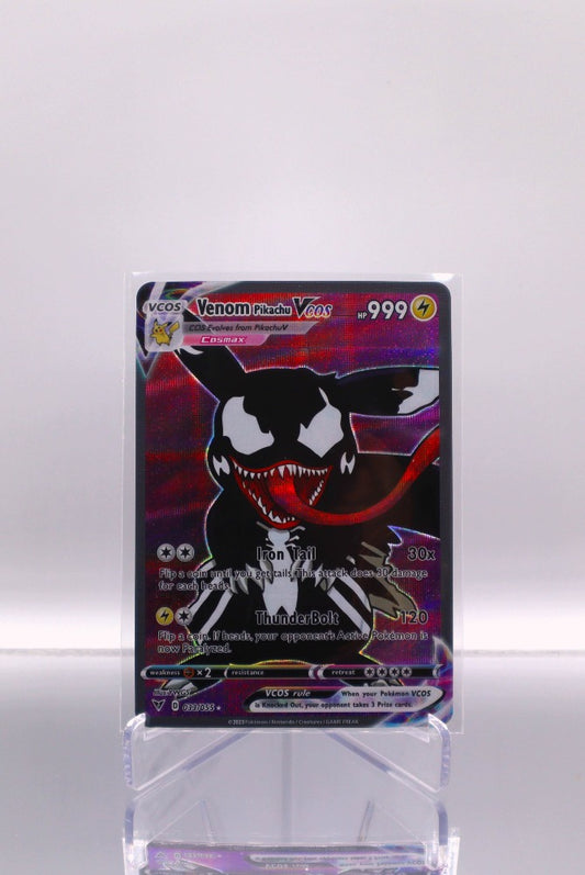 2024 EN Venom Pikachu Vcos Pokemon Pikachu Cosplay RAW